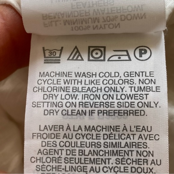 J Crew Puffer Down Quilted Lightweight Coat Jacket Neutral Minimalist S - Picture 13 of 13